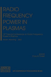 Abbildung von: Radio Frequency Power in Plasmas - American Institute of Physics