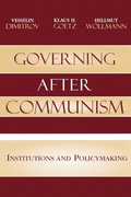 Cover: Governing after Communism - Rowman & Littlefield Publishers