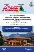 Cover: Proceedings of the 3rd World Congress on Integrated Computational Materials Engineering (ICME) - Wiley-TMS