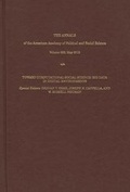 Cover: The Annals of the American Academy of Political & Social Science - SAGE Publications Inc
