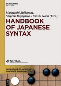 Enlarge image Cover: Handbook of Japanese Syntax - De Gruyter Mouton