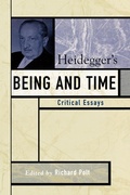 Cover: Heidegger's Being and Time - Rowman & Littlefield Publishers