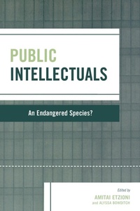 Enlarge image Cover: Public Intellectuals - Rowman & Littlefield Publishers