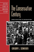 Cover: The Conservative Century - Rowman & Littlefield Publishers