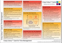Abbildung von: Crazy Colour Quick Reference Card for Time Management - Crazy Colour