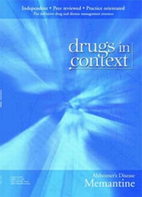 Enlarge image Cover: Memantine - CSF Medical Communications Ltd
