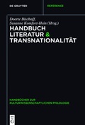 Cover: Handbuch Literatur & Transnationalit&auml;t - De Gruyter