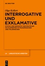 Cover: Interrogative und Exklamative - De Gruyter