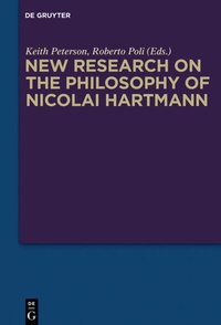 Abbildung von: New Research on the Philosophy of Nicolai Hartmann - De Gruyter
