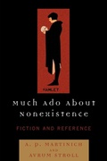 Cover: Much Ado About Nonexistence - Rowman & Littlefield Publishers