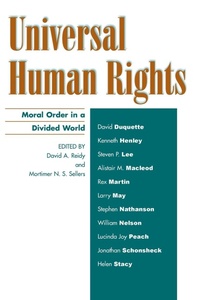 Enlarge image Cover: Universal Human Rights - Rowman & Littlefield Publishers