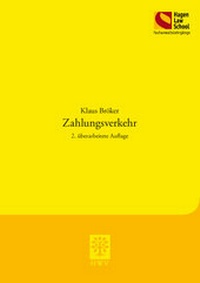 Abbildung von: Zahlungsverkehr - Berliner Wissenschafts-Verlag