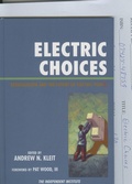 Cover: Electric Choices - Rowman & Littlefield Publishers
