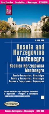 Abbildung von: Reise Know-How Landkarte Bosnien-Herzegowina, Montenegro / Bosnia and Herzegovina, Montenegro (1:350.000) - Reise Know-How Verlag Peter Rump GmbH