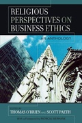 Cover: Religious Perspectives on Business Ethics - Rowman & Littlefield Publishers