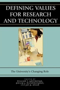 Cover: Defining Values for Research and Technology - Rowman & Littlefield Publishers