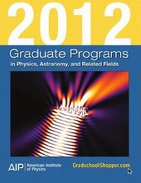 Abbildung von: 2012 Graduate Programs in Physics, Astronomy, and Related Fields - American Institute of Physics