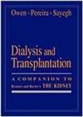 Cover: Dialysis and Transplantation - Saunders