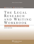 Cover: The Legal Research and Writing Workbook - Aspen Publishers Inc.,U.S.