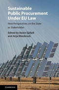 Cover: Sustainable Public Procurement under EU Law - Cambridge University Press