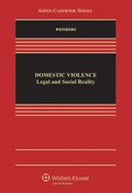Cover: Domestic Violence - Aspen Publishers Inc.,U.S.