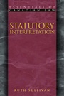Cover: Statutory Interpretation - Irwin Law Inc