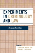 Cover: Experiments in Criminology and Law - Rowman & Littlefield Publishers