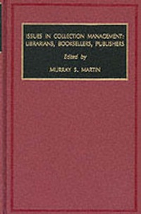 Enlarge image Cover: Issues in Collection Management - JAI Press Inc.