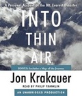 Cover: Into Thin Air - Books on Tape