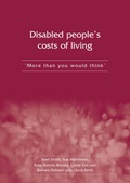 Cover: Disabled People's Costs of Living - Joseph Rowntree Foundation