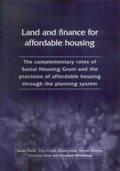 Cover: Land and Finance for Affordable Housing - Joseph Rowntree Foundation