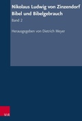 Abbildung von: Nikolaus Ludwig von Zinzendorf: Bibel und Bibelgebrauch - Vandenhoeck & Ruprecht