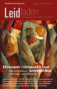 Abbildung von: Ehrenamt - Unbezahlt und unbezahlbar. Rolle und Bedeutung in der Hospiz- und Palliativarbeit - Vandenhoeck & Ruprecht