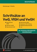 Cover: Schrifts&auml;tze an VwG, VfGH und VwGH - LexisNexis Verlag ARD ORAC GmbH