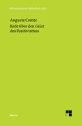 Cover: Rede &uuml;ber den Geist des Positivismus - Meiner