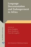Cover: Language Documentation and Endangerment in Africa - John Benjamins Publishing Co