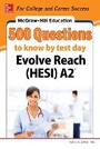 Cover: McGraw-Hill Education 500 Evolve Reach (HESI) A2 Questions to Know by Test Day - McGraw-Hill Professional