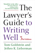 Cover: The Lawyer's Guide to Writing Well - University of California Press