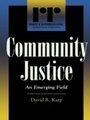 Cover: Community Justice - Rowman & Littlefield Publishers