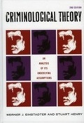 Cover: Criminological Theory - Rowman & Littlefield Publishers