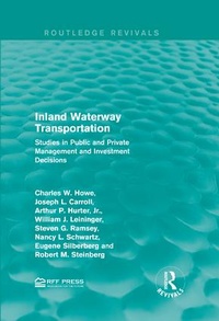 Enlarge image Cover: Inland Waterway Transportation - Routledge