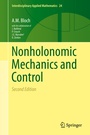 Cover: Nonholonomic Mechanics and Control - Springer