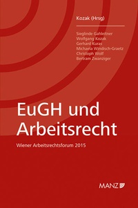 Enlarge image Cover: EuGH und Arbeitsrecht - Manz