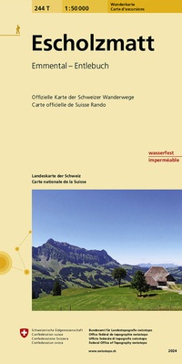 Abbildung von: 244T Escholzmatt Wanderkarte - swisstopo