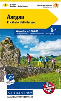 Abbildung von: Kümmerly+Frey Wanderkarte 5 Aargau 1:60.000 - Hallwag Kümmerly+Frey