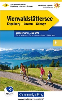 Abbildung von: Kümmerly+Frey Wanderkarte 11 Vierwaldstättersee 1:60.000 - Hallwag Kümmerly+Frey