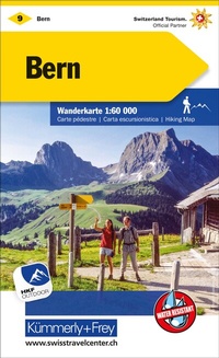 Abbildung von: Kümmerly+Frey Wanderkarte 9 Bern 1:60.000 - Hallwag Kümmerly+Frey
