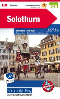 Abbildung von: Kümmerly+Frey Velokarte 19 Solothurn 1:60.000 - Hallwag Kümmerly+Frey