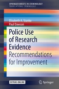 Cover: Police Use of Research Evidence - Springer