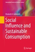 Cover: Social Influence and Sustainable Consumption - Springer